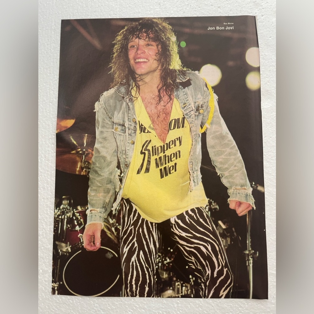 Vintage Jon Bon Jovi pinup
